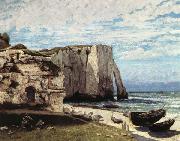Gustave Courbet La Cote a Etretat apres la tempete oil on canvas